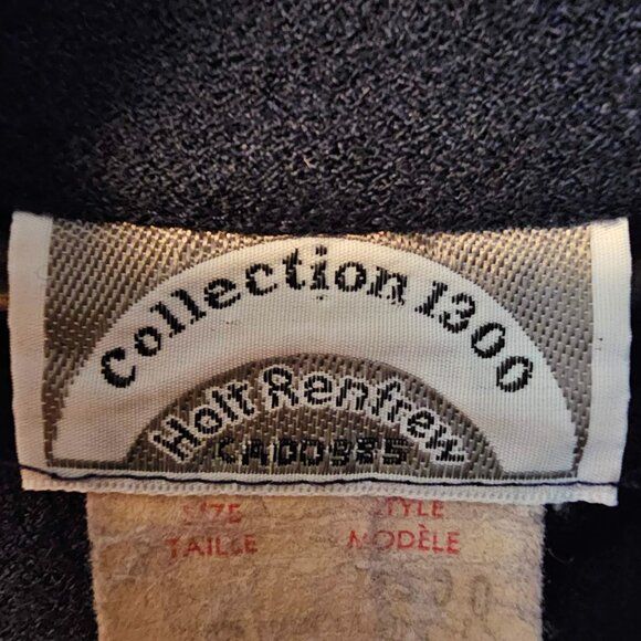 Timeless Vintage Canadian Holt Renfrew Blue Wool Tunic/Dress - Picture 8 of 13